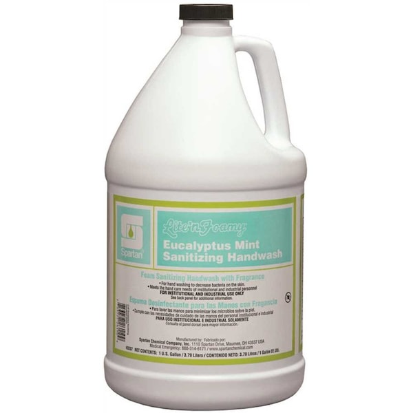 Spartan Lite'n Foamy Eucalyptus Mint 1 Gal. Sanitizing Hand Wash, 4PK 333704 - main